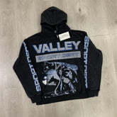Black Valley Dreams Sport Dept Graphic Zip‑Up Hoodie Unisex Oversized Jacket