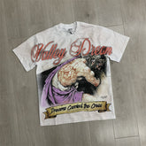 Off‑White Valley Dream Vintage Portrait Oversized Unisex T‑Shirt