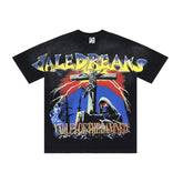 Black Valley Dreams Cross‑Landscape Vintage Oversized Unisex T‑Shirt