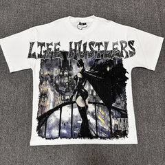 Life Hustlers "No Days Off" Vintage Graphic Oversized Unisex T‑Shirt