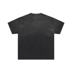 Vintage Distressed Hand‑Graphic Oversized Unisex T‑Shirt