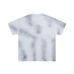 Grey Tie‑Dye Cartoon "Valley Dreams" Oversized Unisex T‑Shirt