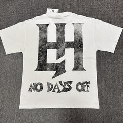 Life Hustlers "No Days Off" Vintage Graphic Oversized Unisex T‑Shirt