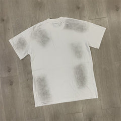 Smudge‑Wash Hip‑Hop Portrait Graphic Oversized Unisex T‑Shirt