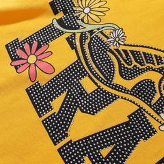 Yellow Valley Track Eagle‑Flower Vintage Oversized Unisex T‑Shirt