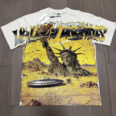 Off‑White Statue‑of‑Liberty UFO Vintage Oversized Unisex T‑Shirt