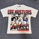 Red Graphic Streetwear T-Shirt | Oversized Vintage Tee