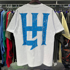 Blue Graphic Streetwear T-Shirt | Oversized Casual Tee