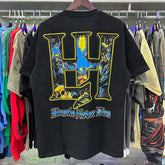 Blue Graphic Streetwear T-Shirt | Oversized Vintage Tee