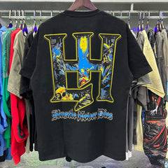 Blue Graphic Streetwear T-Shirt | Oversized Vintage Tee