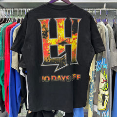 Flame Graphic Streetwear T-Shirt | Oversized Vintage Tee