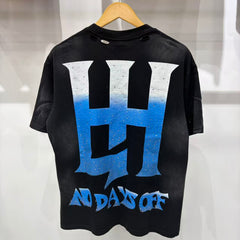 Vintage Blindfolded Angel Graphic Oversized Unisex T‑Shirt