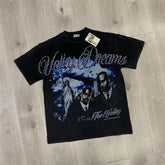 Black Vintage Hip‑Hop Portrait Graphic Oversized Unisex T‑Shirt