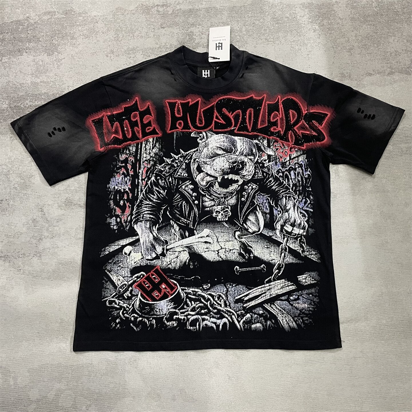 Red Graphic Streetwear T-Shirt | Oversized Vintage Tee