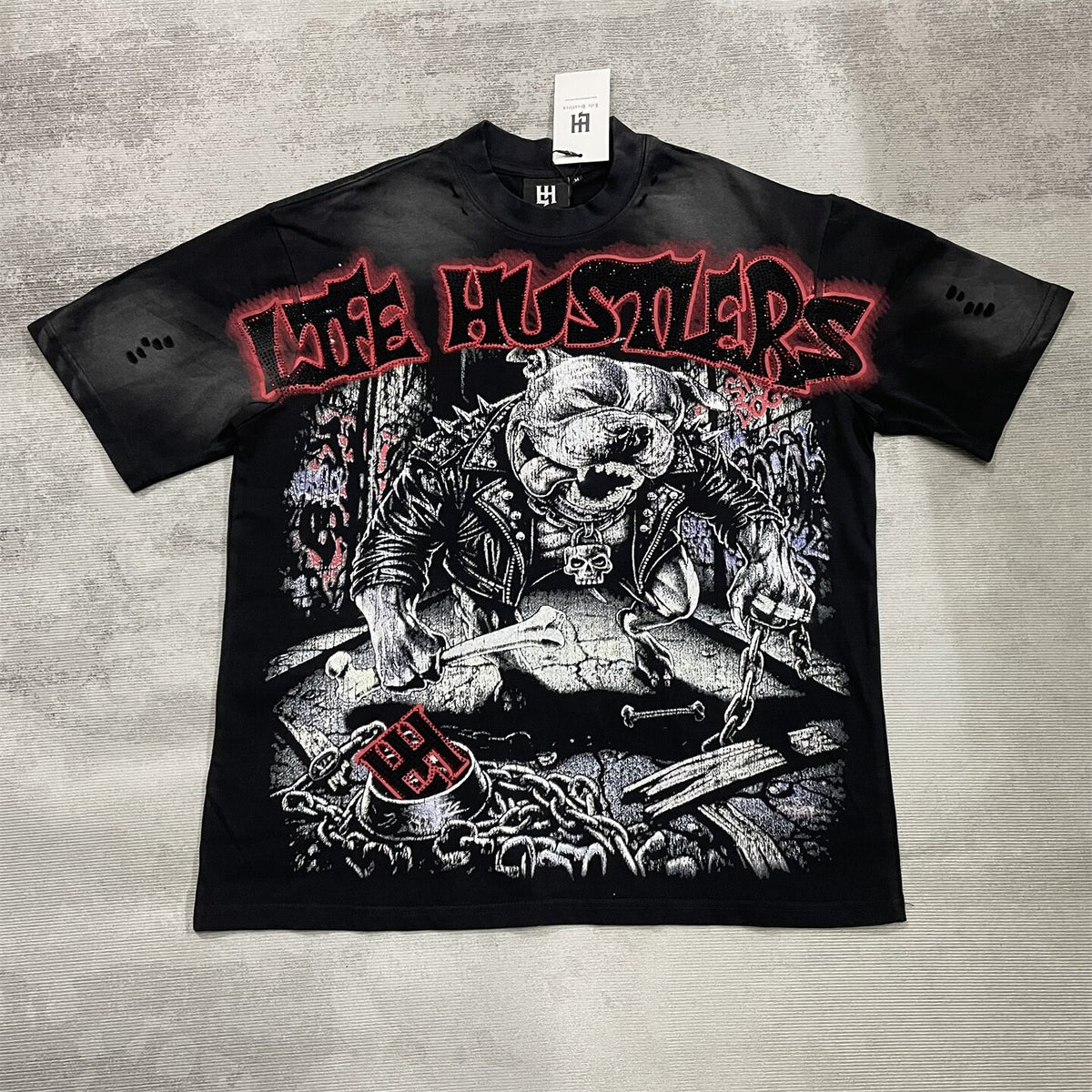Red Graphic Streetwear T-Shirt | Oversized Vintage Tee