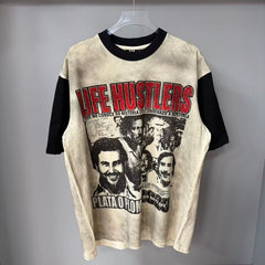 Vintage Washed Graphic T-Shirt | Oversized Streetwear Tee