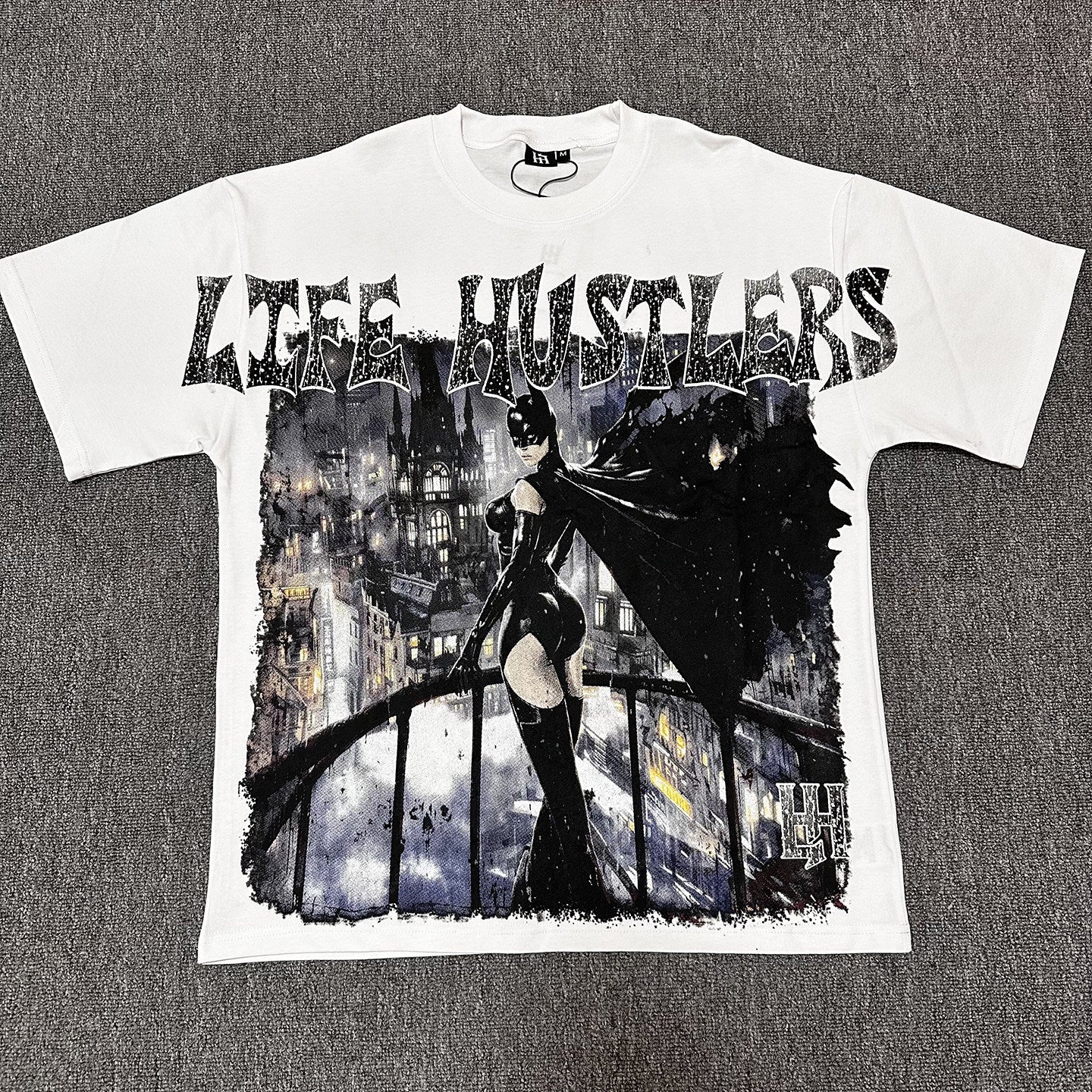 Life Hustlers "No Days Off" Vintage Graphic Oversized Unisex T‑Shirt
