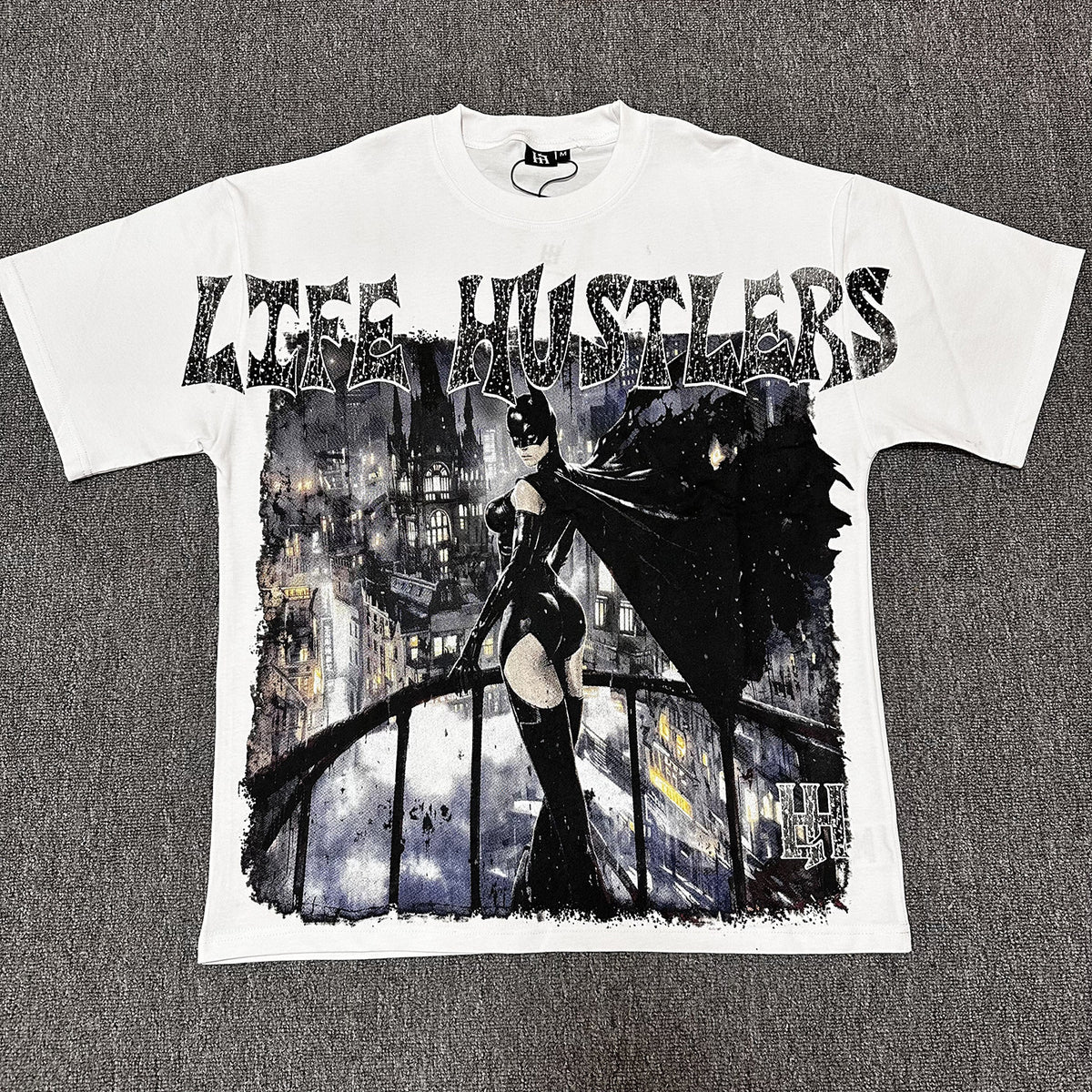 Life Hustlers "No Days Off" Vintage Graphic Oversized Unisex T‑Shirt