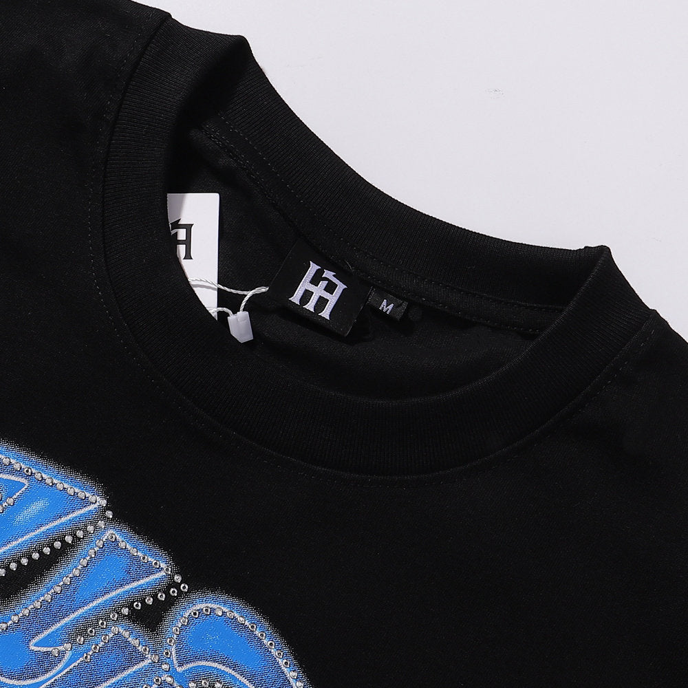 Blue Graphic Streetwear T-Shirt | Oversized Vintage Tee
