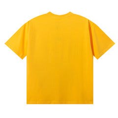 Yellow Valley Track Eagle‑Flower Vintage Oversized Unisex T‑Shirt