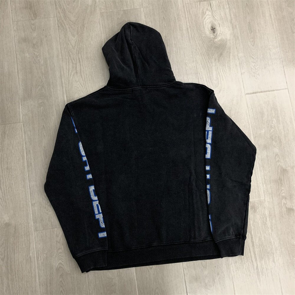 Black Valley Dreams Sport Dept Graphic Zip‑Up Hoodie Unisex Oversized Jacket