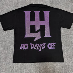 Purple Graphic Streetwear T-Shirt | Oversized Vintage Tee