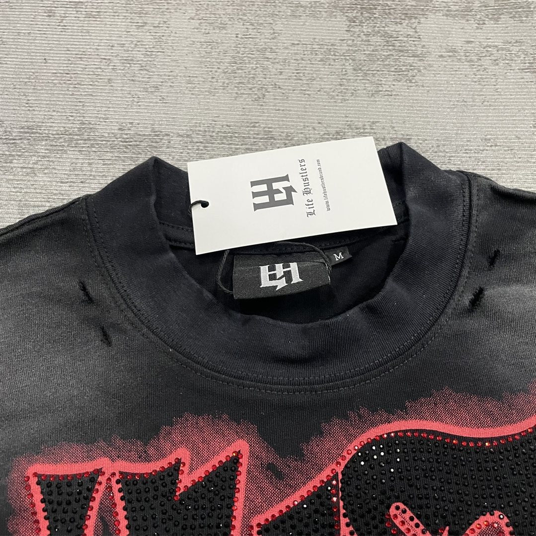 Red Graphic Streetwear T-Shirt | Oversized Vintage Tee