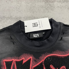 Red Graphic Streetwear T-Shirt | Oversized Vintage Tee