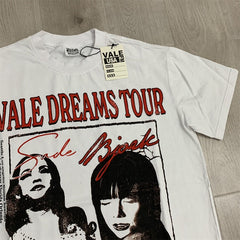 White Vale Dreams Tour Double‑Sided Print Oversized Unisex T‑Shirt