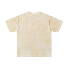 Cream‑Yellow Valley Cartoon Bee Vintage Oversized Unisex T‑Shirt