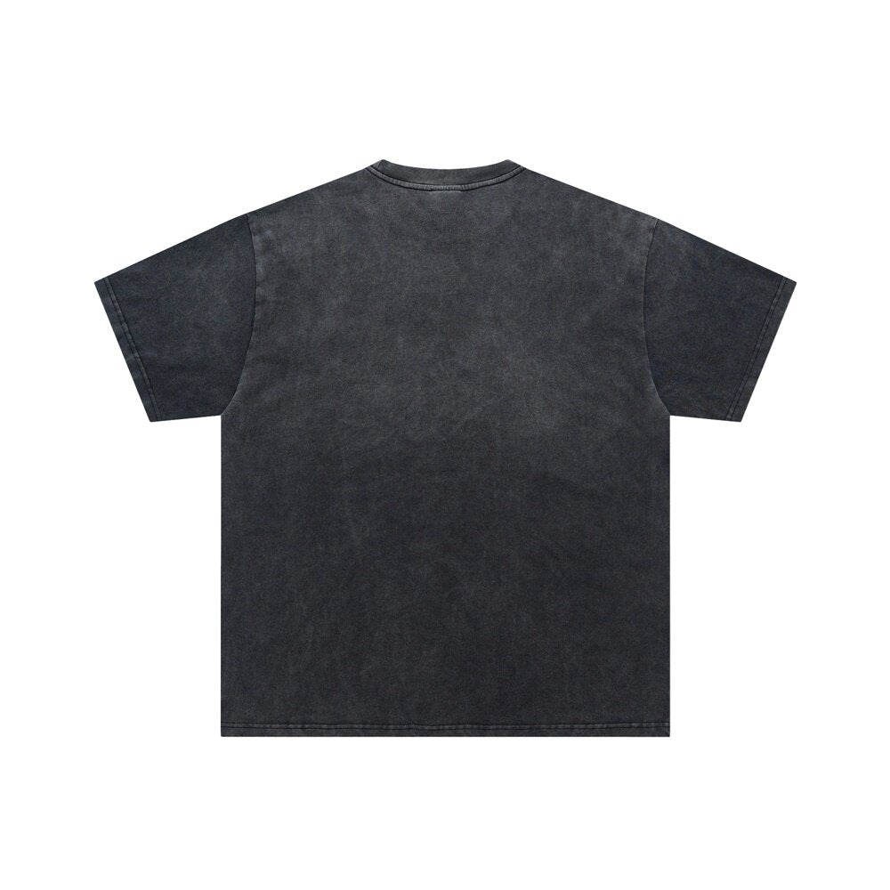 Black Vintage‑Wash Vale Dreams Boxing King Of The Ring Oversized Unisex T‑Shirt