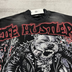 Red Graphic Streetwear T-Shirt | Oversized Vintage Tee
