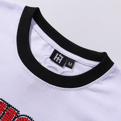 Black & White Graphic Streetwear T-Shirt | Oversized Vintage Tee