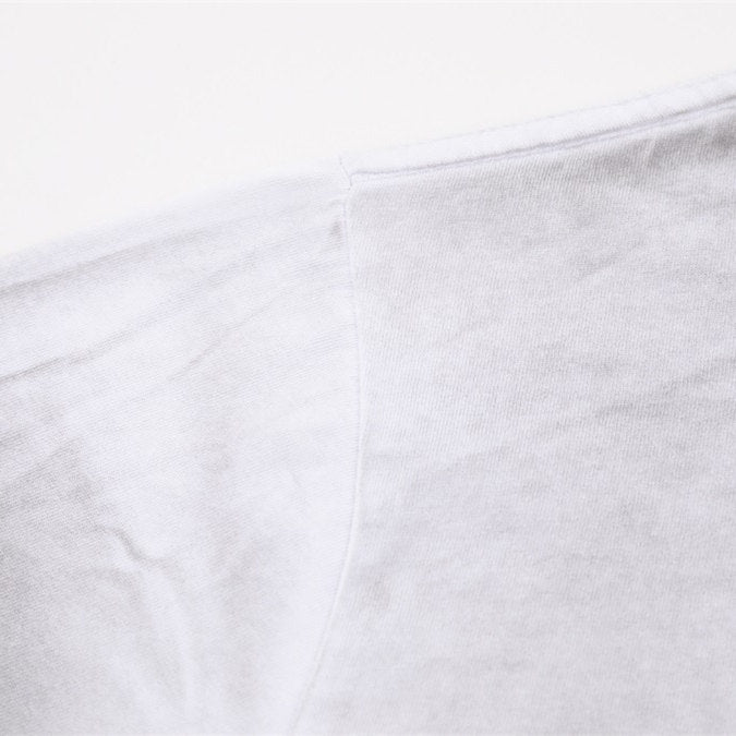 White Vintage‑Wash Leopard Graphic "Valley" Oversized Unisex T‑Shirt