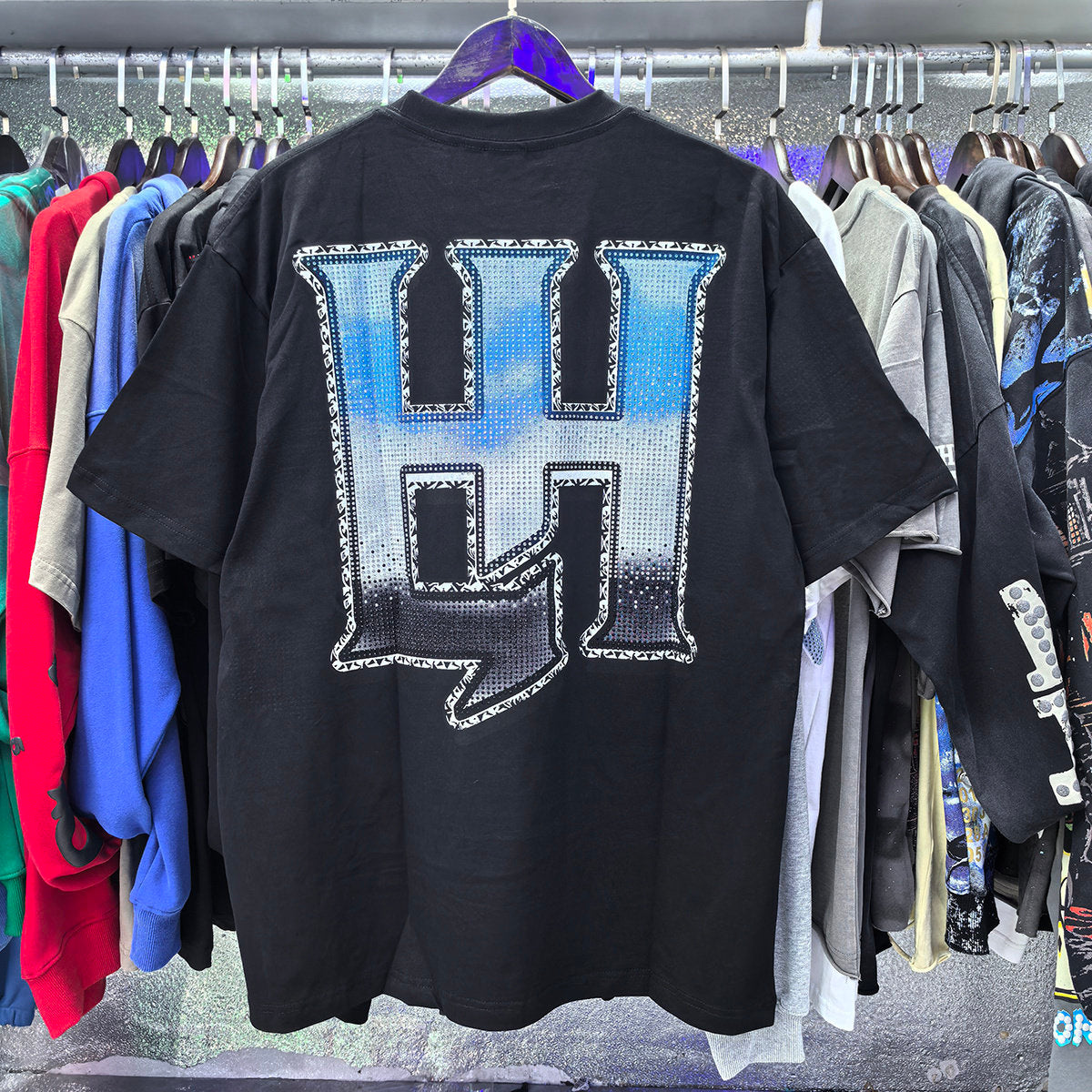 Vintage Hip‑Hop Oversized Unisex Graphic T‑Shirt