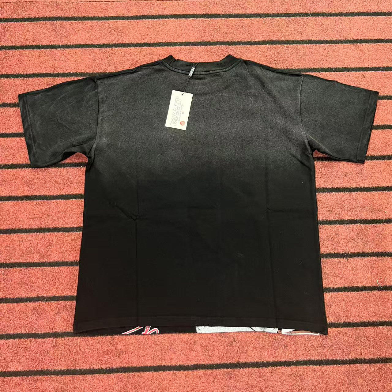 Black Vintage‑Wash Valley Dreams King Of Pop Oversized Unisex T‑Shirt