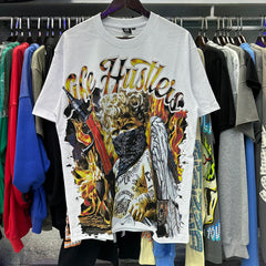 White Graphic Streetwear T-Shirt | Vintage Oversized Tee