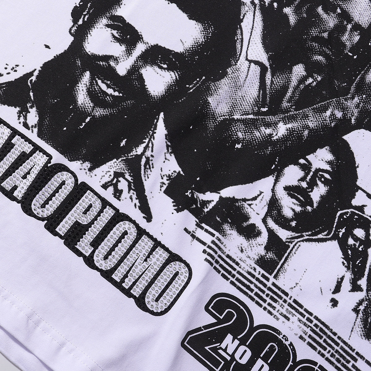 Black & White Graphic Streetwear T-Shirt | Oversized Vintage Tee