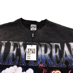 Black Valley Dreams Retro Racing‑Car Vintage Oversized Unisex T‑Shirt