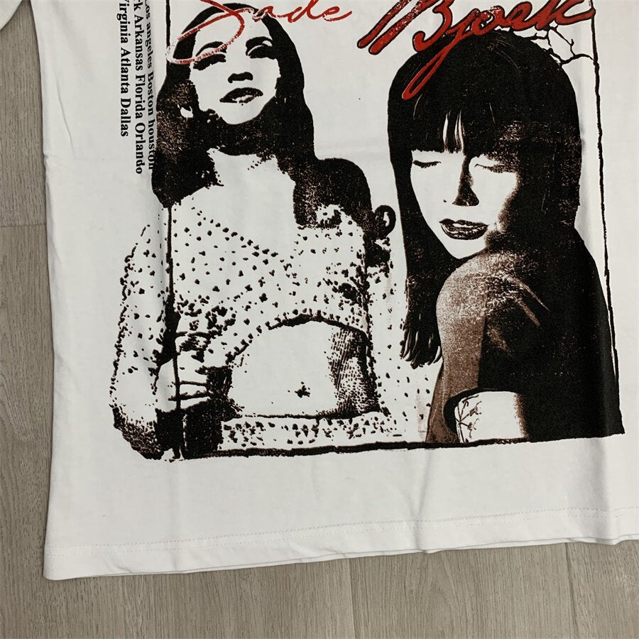 White Vale Dreams Tour Double‑Sided Print Oversized Unisex T‑Shirt