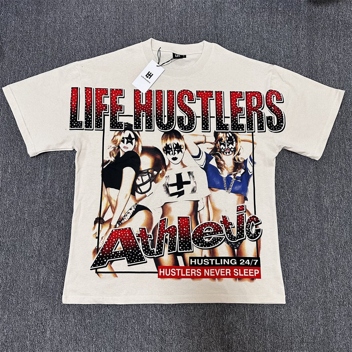 Red Graphic Streetwear T-Shirt | Oversized Vintage Tee