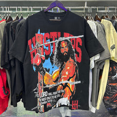 Red Graphic Streetwear T-Shirt | Oversized Vintage Tee