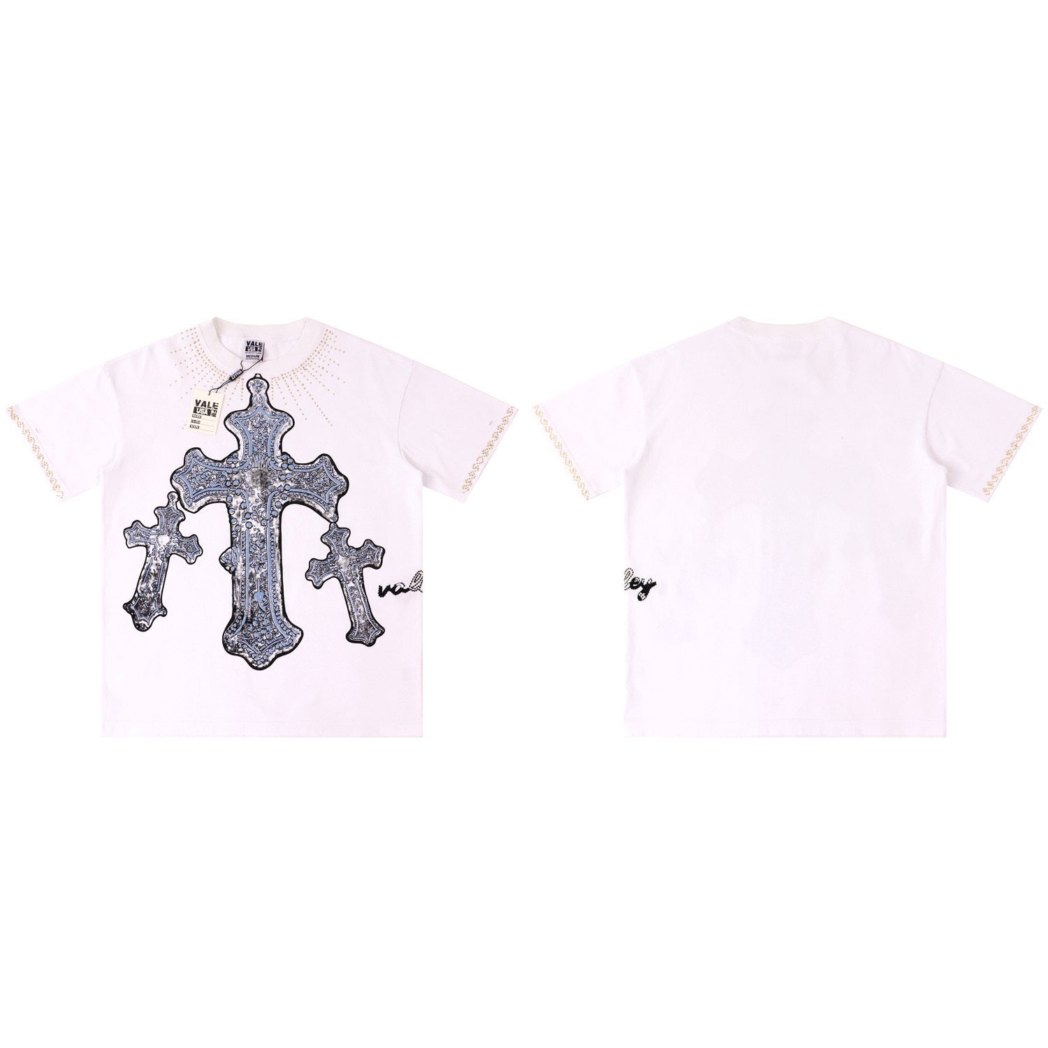 Off‑White Triple‑Cross Vintage Oversized Unisex T‑Shirt