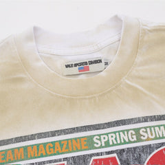 Vintage Tie‑Dye Ringer T‑Shirt Martin Luther King Peace Graphic Oversized Unisex Tee