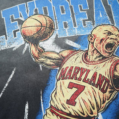 Black Valley Dreams No.7 Basketball Player Vintage Oversized Unisex T‑Shirt