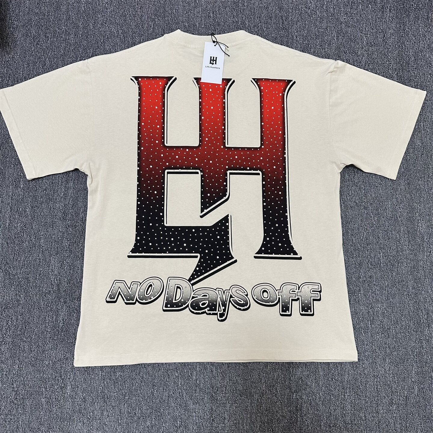 Vintage Life Hustlers Character Print Oversized Unisex T‑Shirt