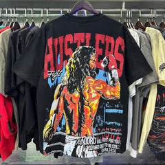 Red Graphic Streetwear T-Shirt | Oversized Vintage Tee